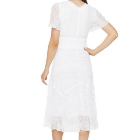 Rabbit Rabbit Rabbit Design Size 6 Lace Fit & Flare Dress - Picture 2 of 8